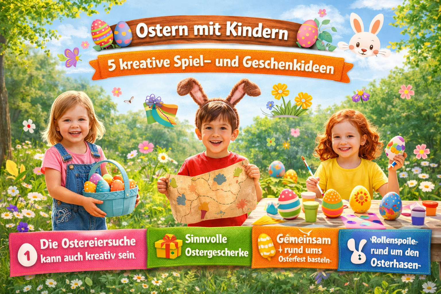 🐣 Ostern mit Kindern – 5 kreative Spiel- und Geschenkideen