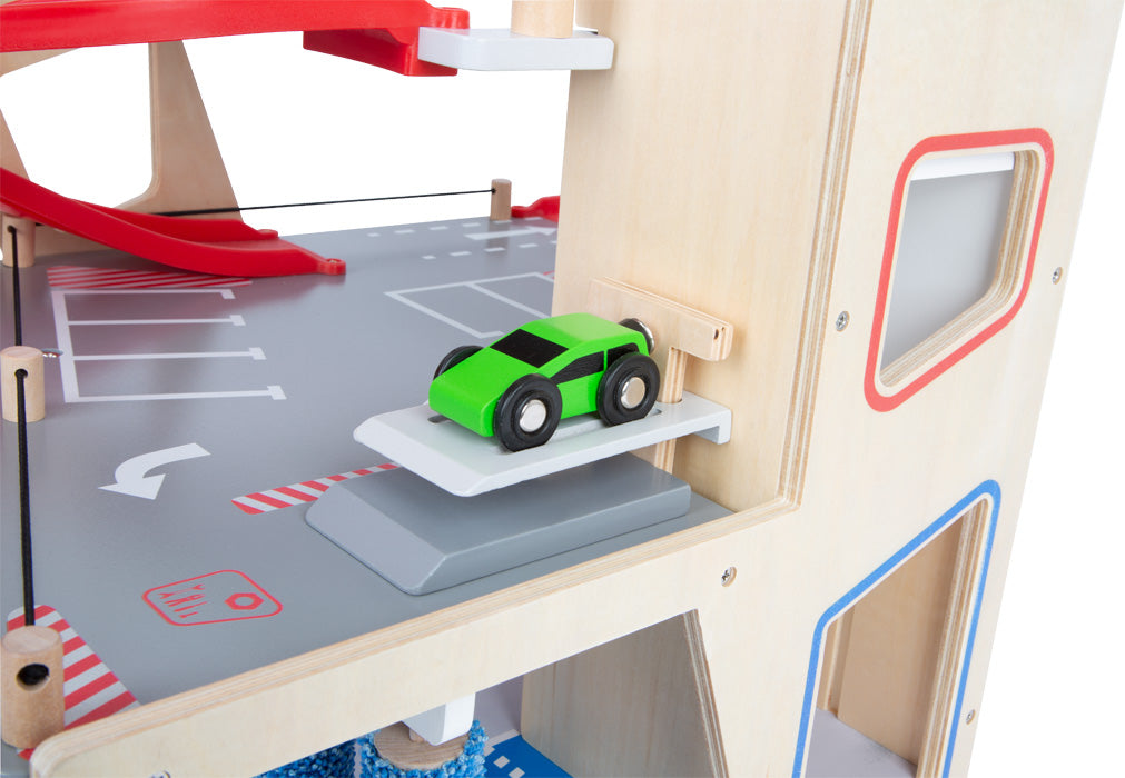 Parkhaus „Premium“ – die komplette Auto-Spielwelt aus Holz