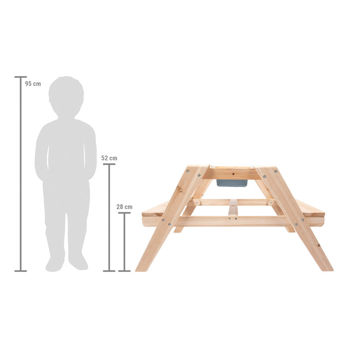Kindersitzgruppe & Matschtisch – multifunktionaler Spielplatz für drinnen & draußen