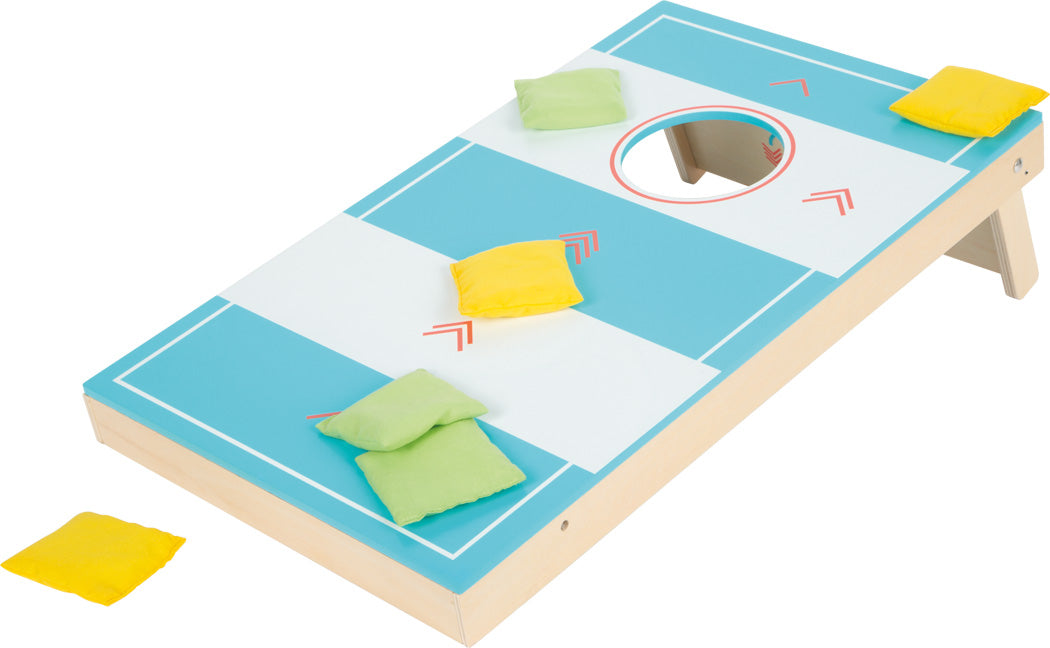 Cornhole & Sling Puck Spiel „Active“ – Geschicklichkeits-Spielset aus Holz