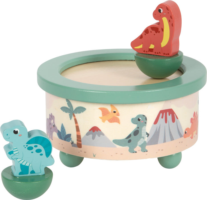 Spieluhr „Dino“ aus Holz – beruhigende Melodie für kleine Dino-Fans