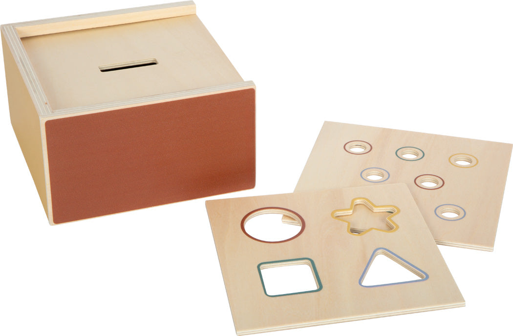 Montessori Steckspiel aus Holz – Formen erkennen & gezielt stecken