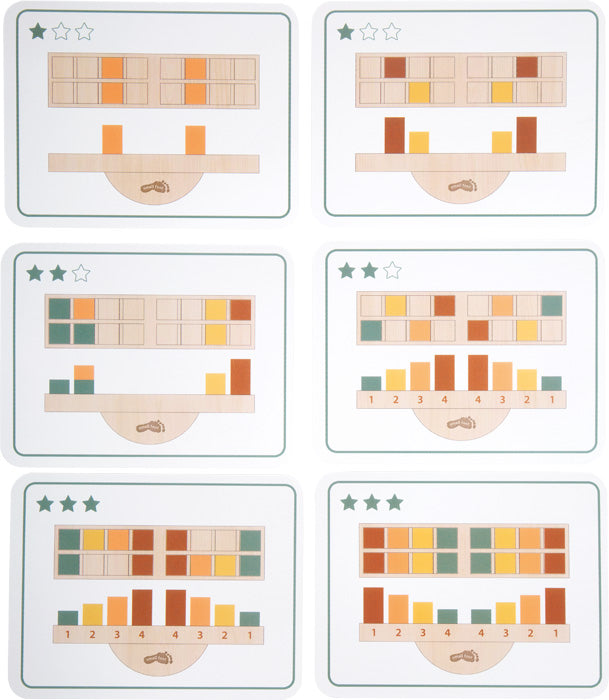 Montessori Balancierspiel aus Holz – Gleichgewicht spielerisch entdecken