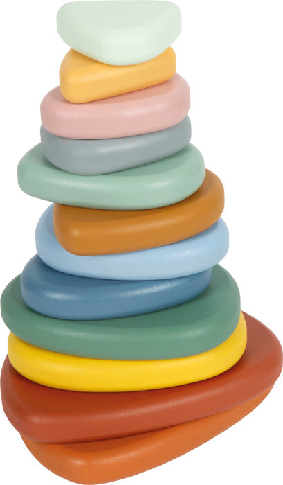 Montessori Balancierspiel „Flusssteine“ – stapeln, balancieren & entdecken