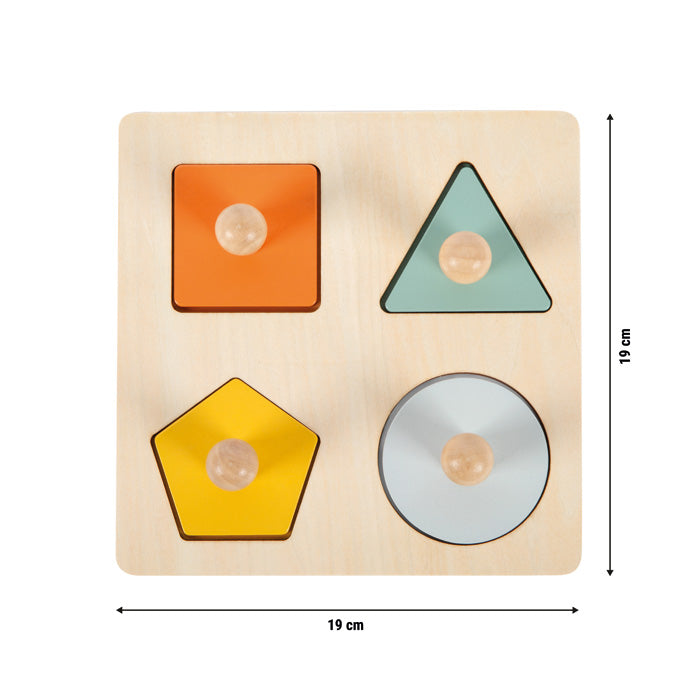 Montessori Setzpuzzle „Formen und Motive“ – Holzpuzzle für erstes Lernen