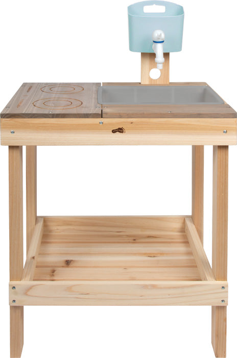 Matschküche und Spieltisch – kreativer Outdoor-Spielspaß
