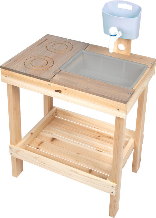 Matschküche und Spieltisch – kreativer Outdoor-Spielspaß