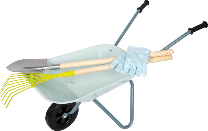 Gartenwerkzeug Set mit Schubkarre – kleine Gärtner ganz groß