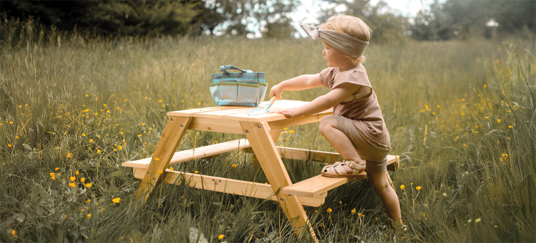 Picknicktisch für Kinder – spielerisch draußen wie drinnen