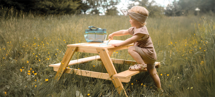 Picknicktisch für Kinder – spielerisch draußen wie drinnen