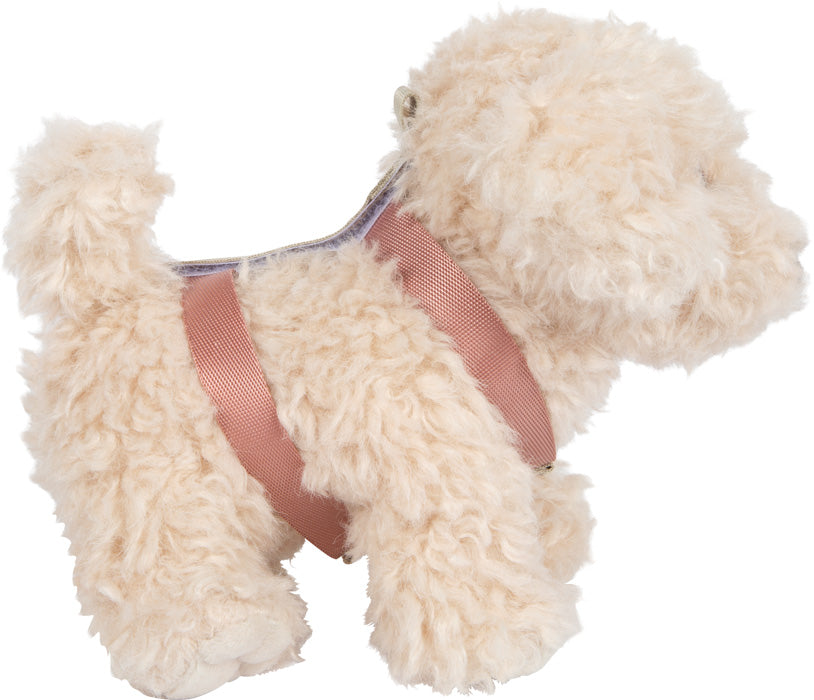Hund mit Tasche und Pflege-Set Rosa – ein kleiner Vierbeiner zum Liebhaben
