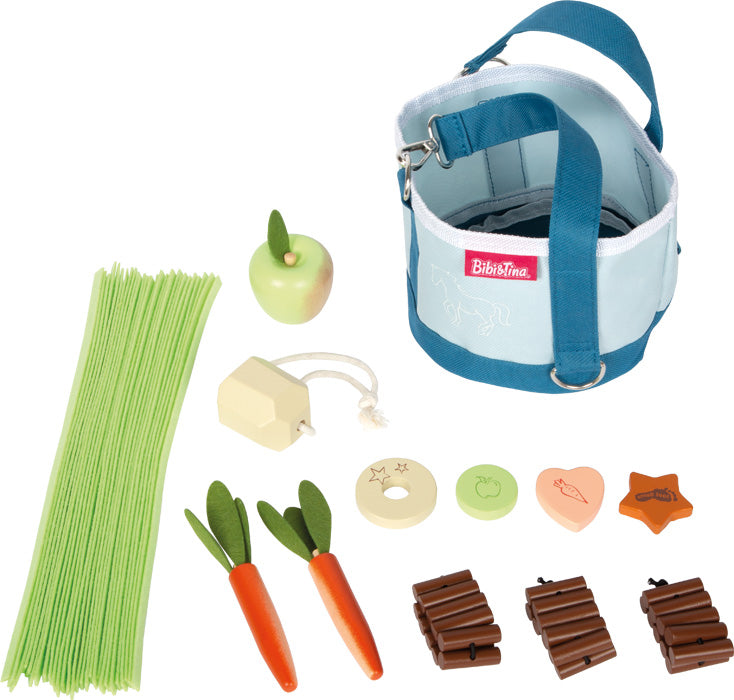 Bibi & Tina Pferdefutter-Set mit Tasche – liebevoll für das eigene Pferd sorgen