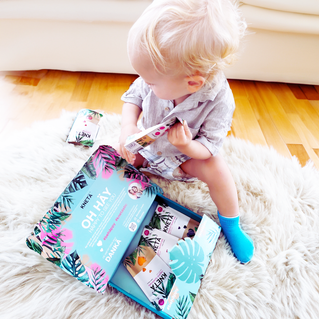 KNETÄ - 18er BAG-SET 18×50 g – bunte Knetwelt für kreatives Spielen