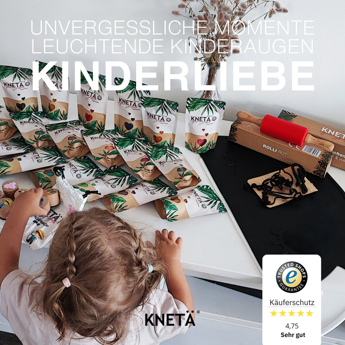 KNETÄ - 18er BAG-SET 18×50 g – bunte Knetwelt für kreatives Spielen
