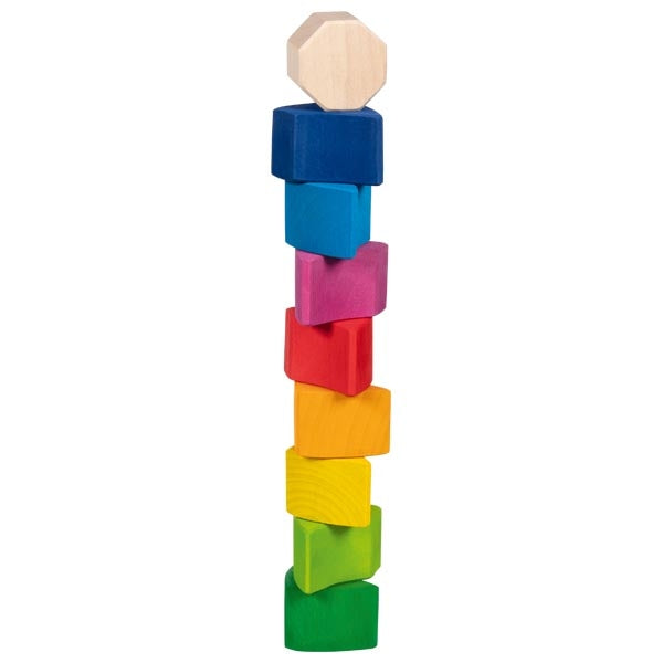 Bausteine „Kecke Schnirkelschnecke Pauline“ – Holz-Bauspielzeug mit Tiermotiv