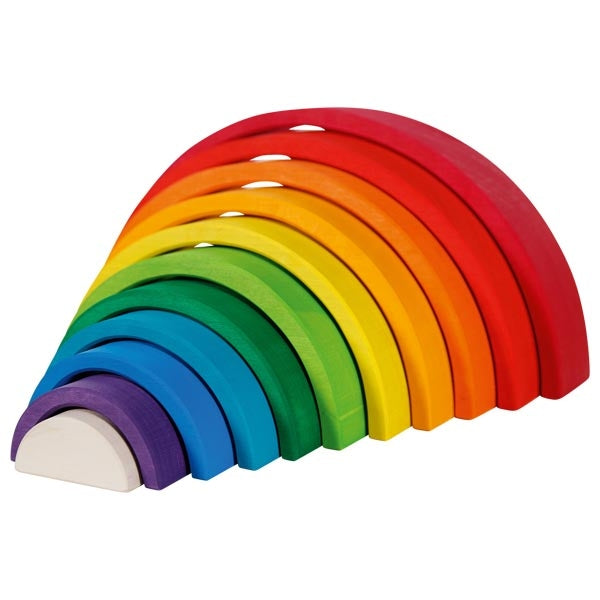 Bausteine Regenbogen – 11 Teile für grenzenloses Bauen und Entdecken