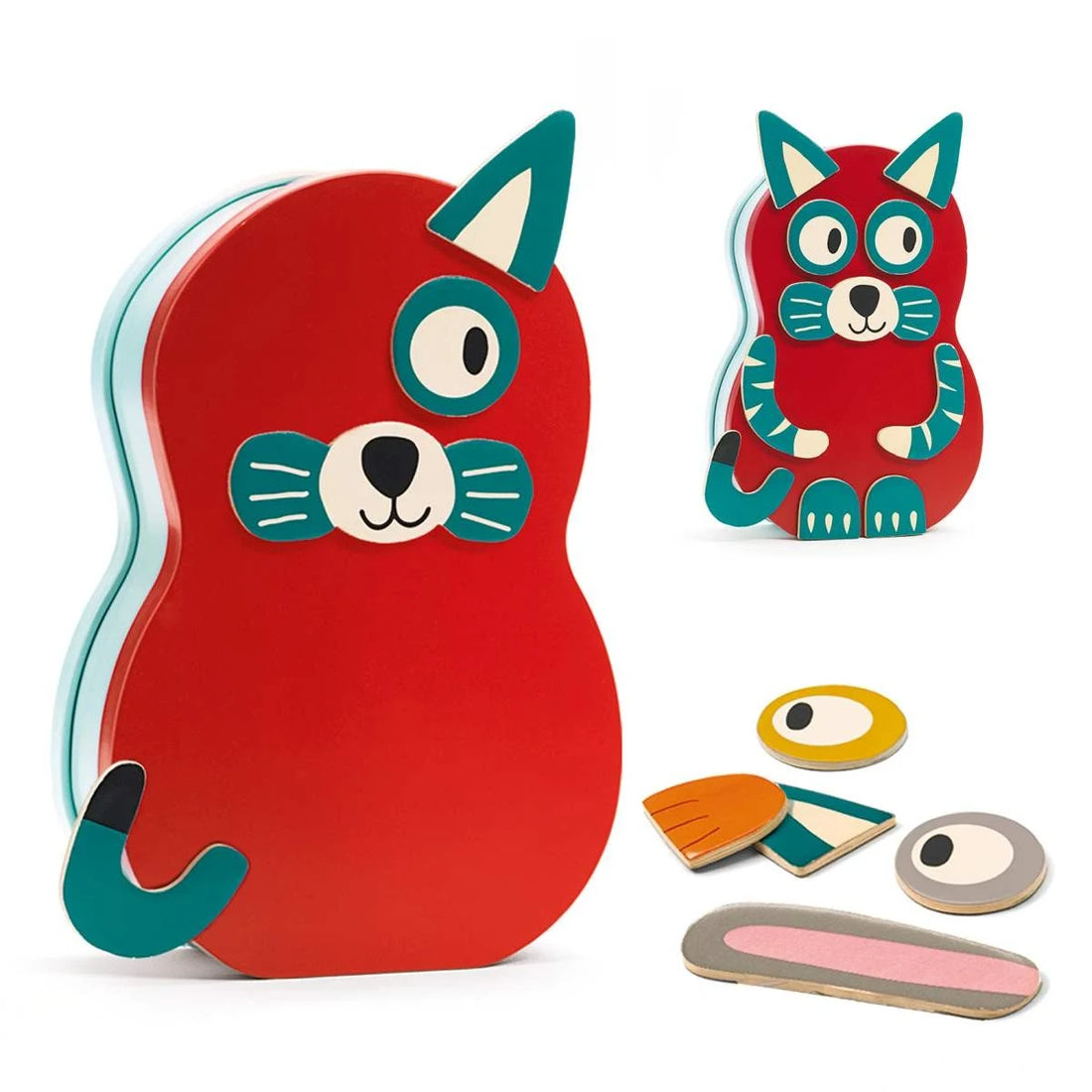 Djeco Holz-Magnete „Animo“ – magnetischer Spielspaß mit Tiermotiven