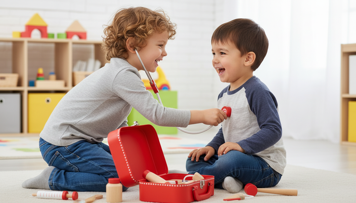 Arztkoffer Spielset – Holz-Spielzeug für kleine Mediziner
