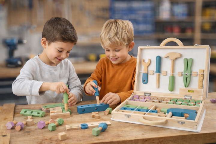 Werkzeugkoffer „Nordic“ – spielerisch handwerken lernen