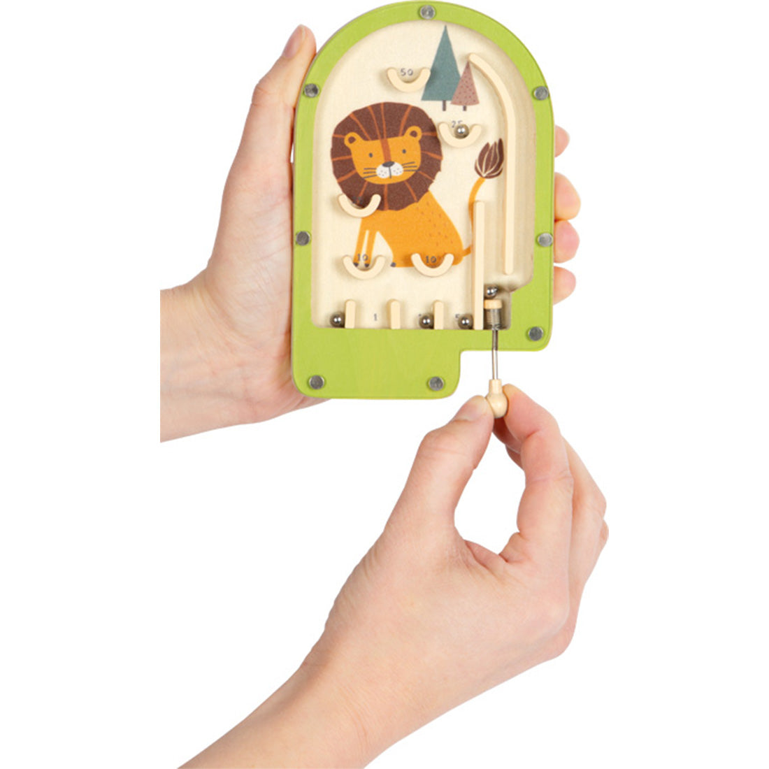 Flipper Spiel Holz "Löwe"