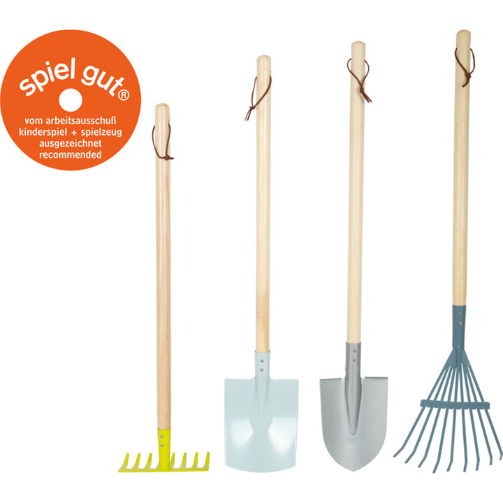 Gartenwerkzeug-Set aus Holz – 4-teiliges Spielset für kleine Gärtner
