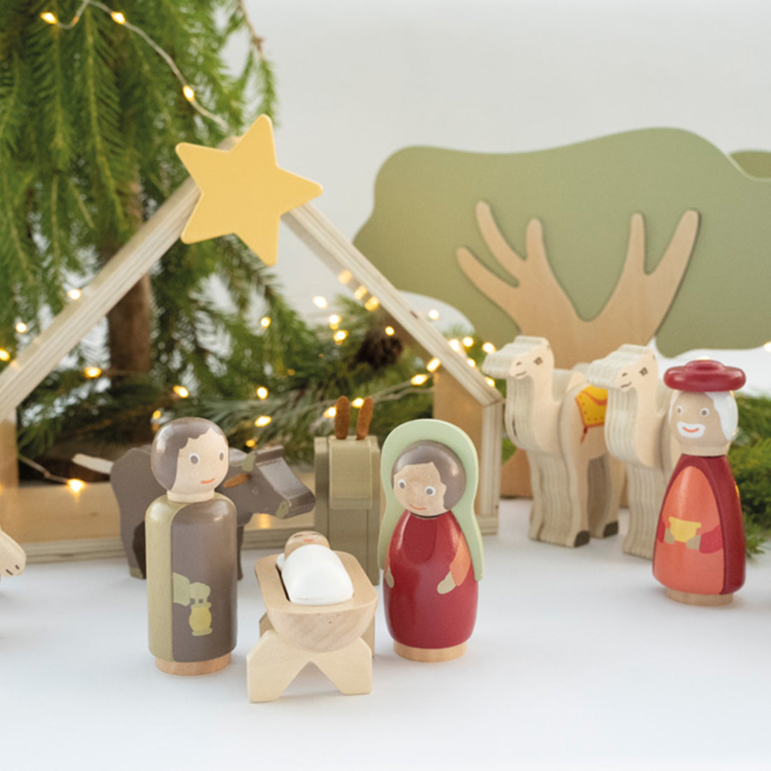Weihnachtskrippe für Kinder