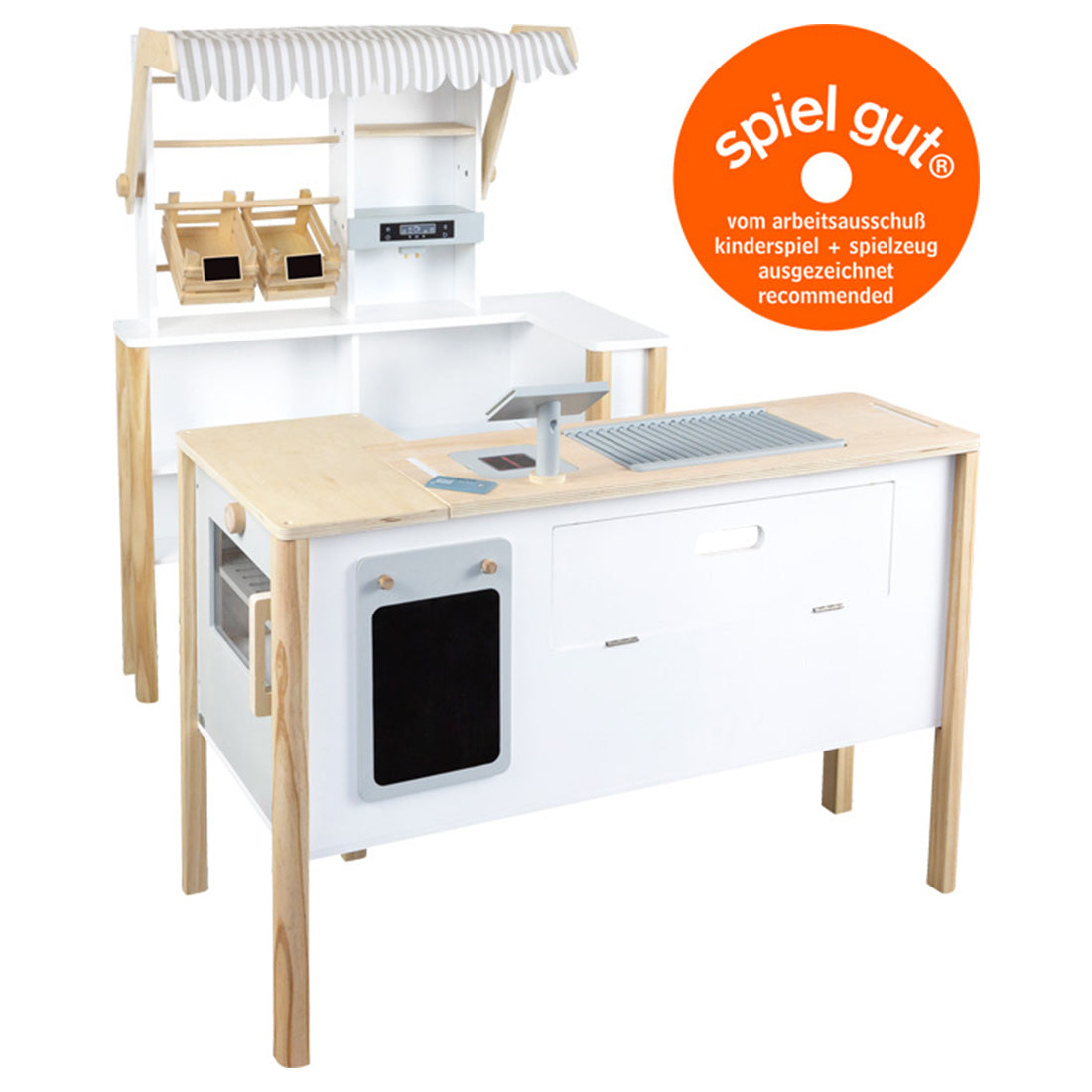Kaufladen und Kinderküche aus Holz - "fresh"