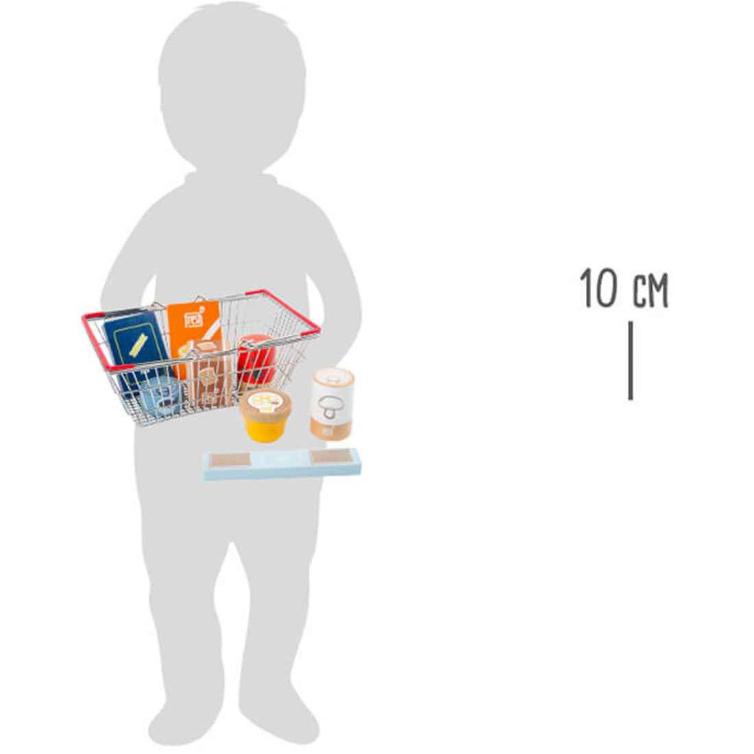 Lebensmittel Kinderküche / Kaufladen inkl. Einkaufskorb