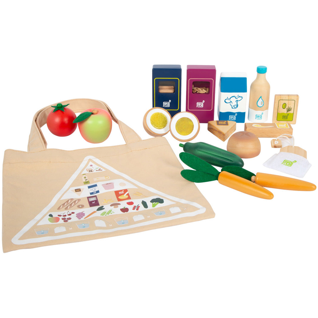 Lebensmittel für Kinderküche vegetarisches SET "fresh"