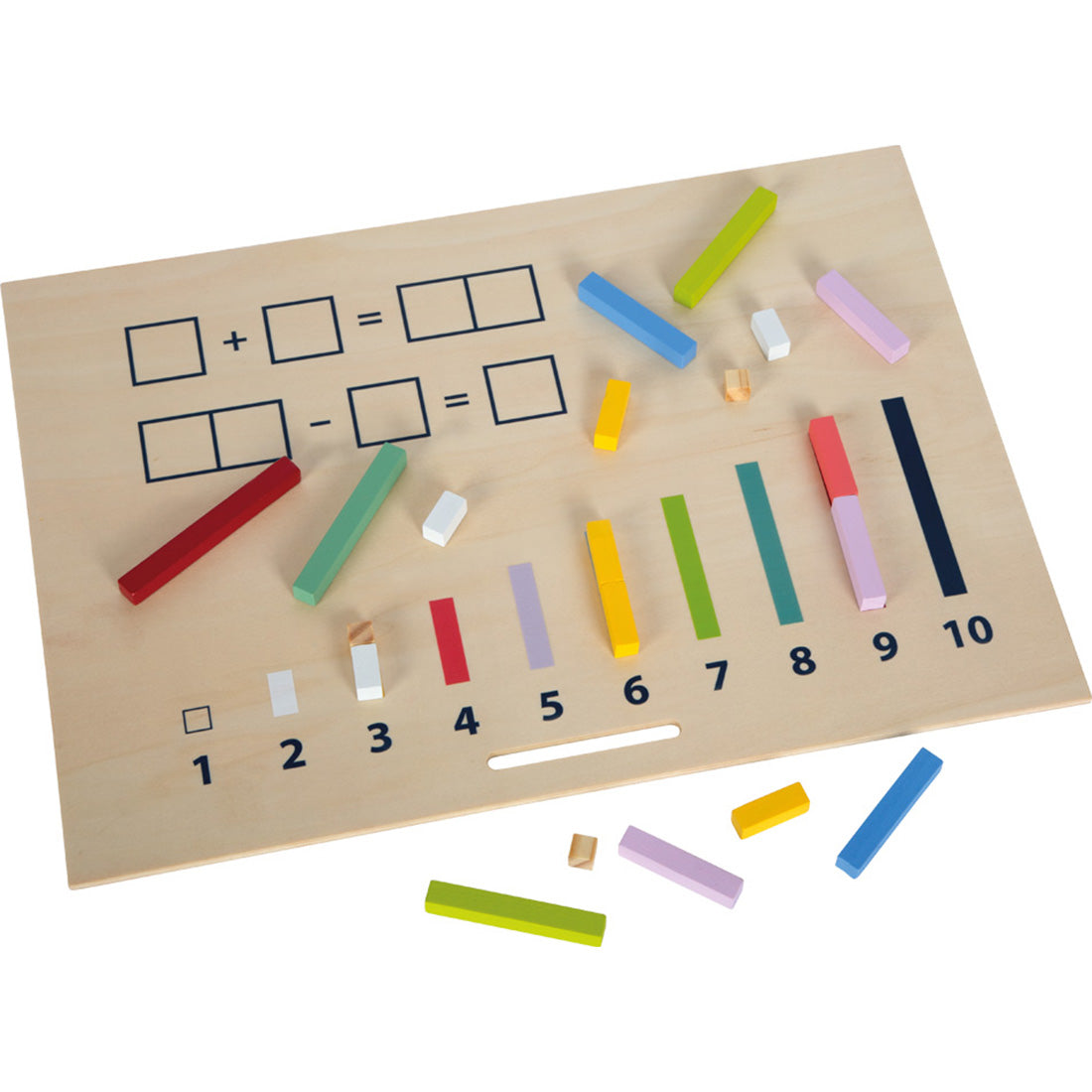 Lernbox Rechenstäbchen mit Zahlen "Educate"