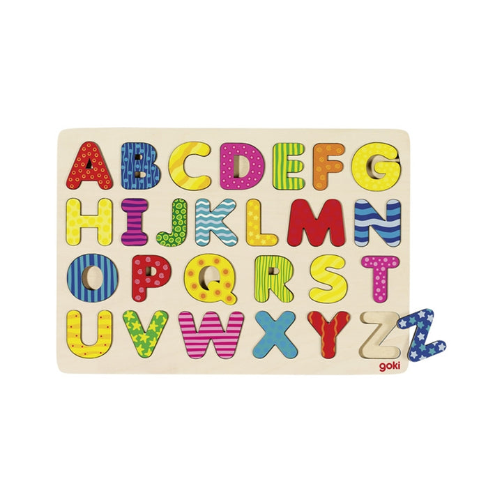 Alphabet-Puzzle aus Holz – goki