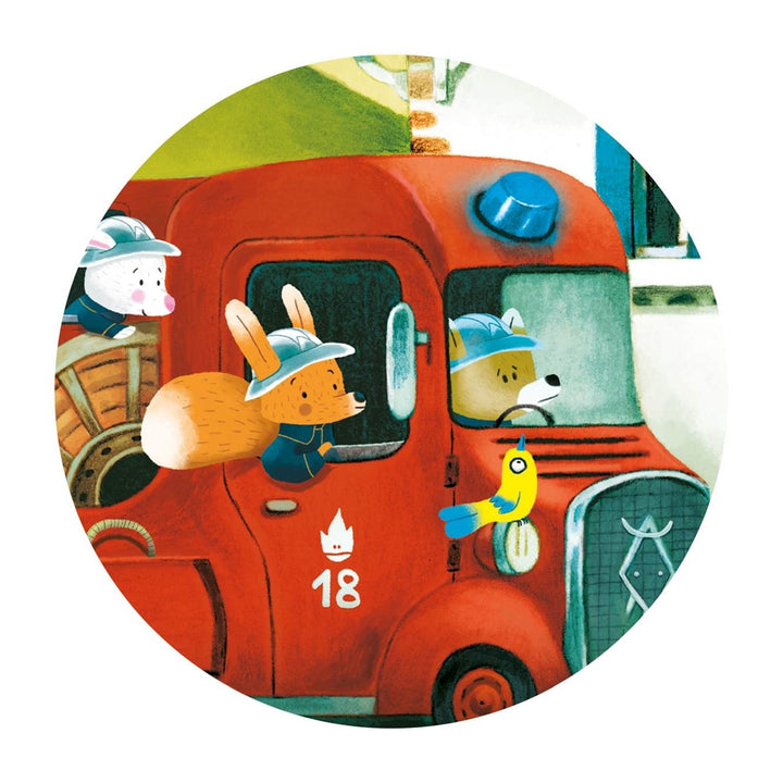 Puzzle: Feuerwehrauto - 16 Teile