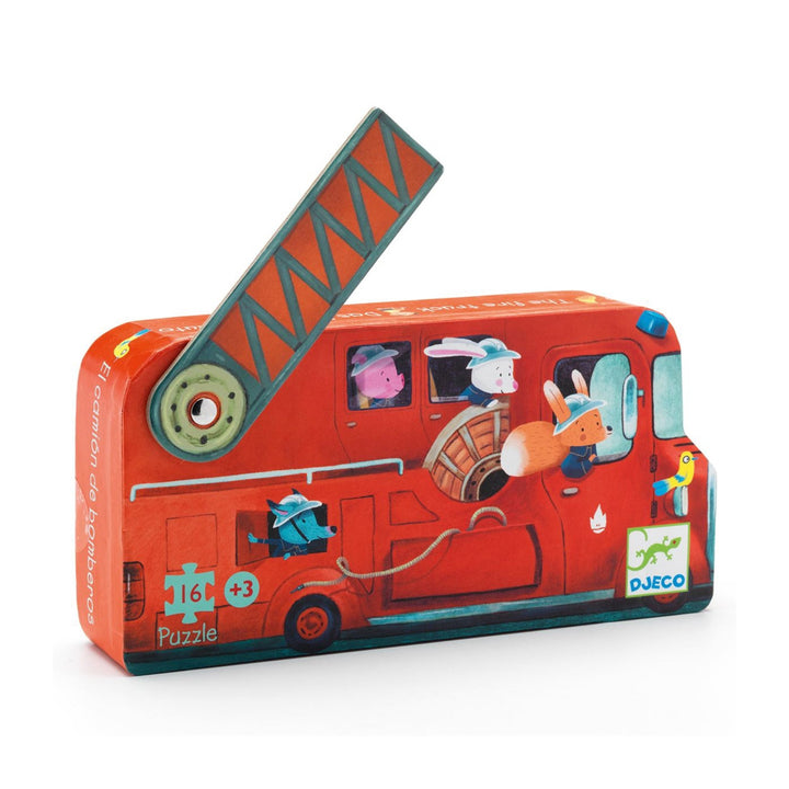 Puzzle: Feuerwehrauto - 16 Teile