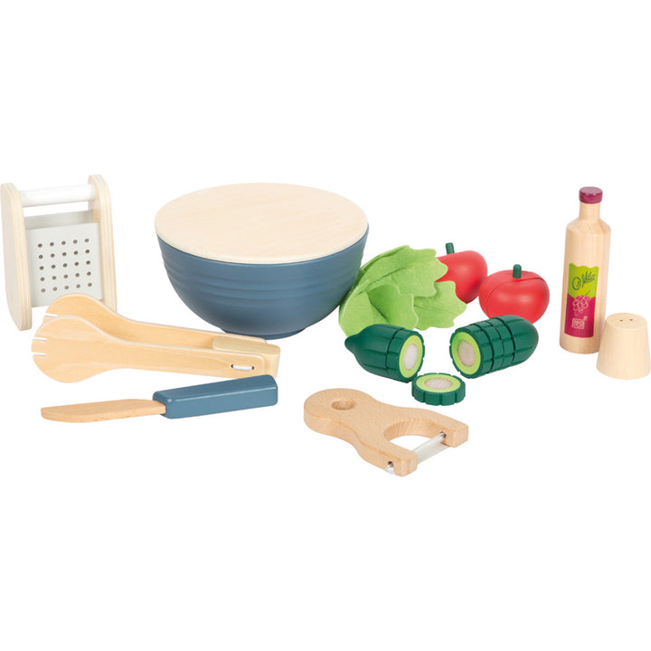 Schneide-Lebensmittel Holz "Salat fresh"