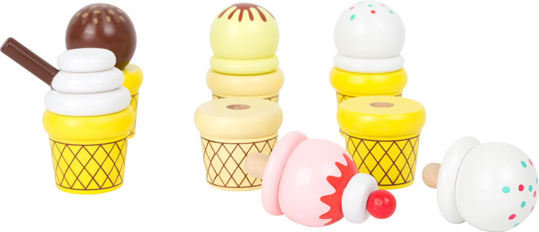 Eiswagen mit Zubehör Waffeleis von Spielspecht
