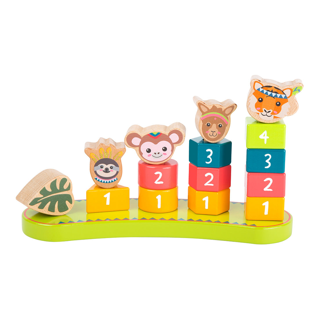 Steckspiel mit Zahlen "Jungle"