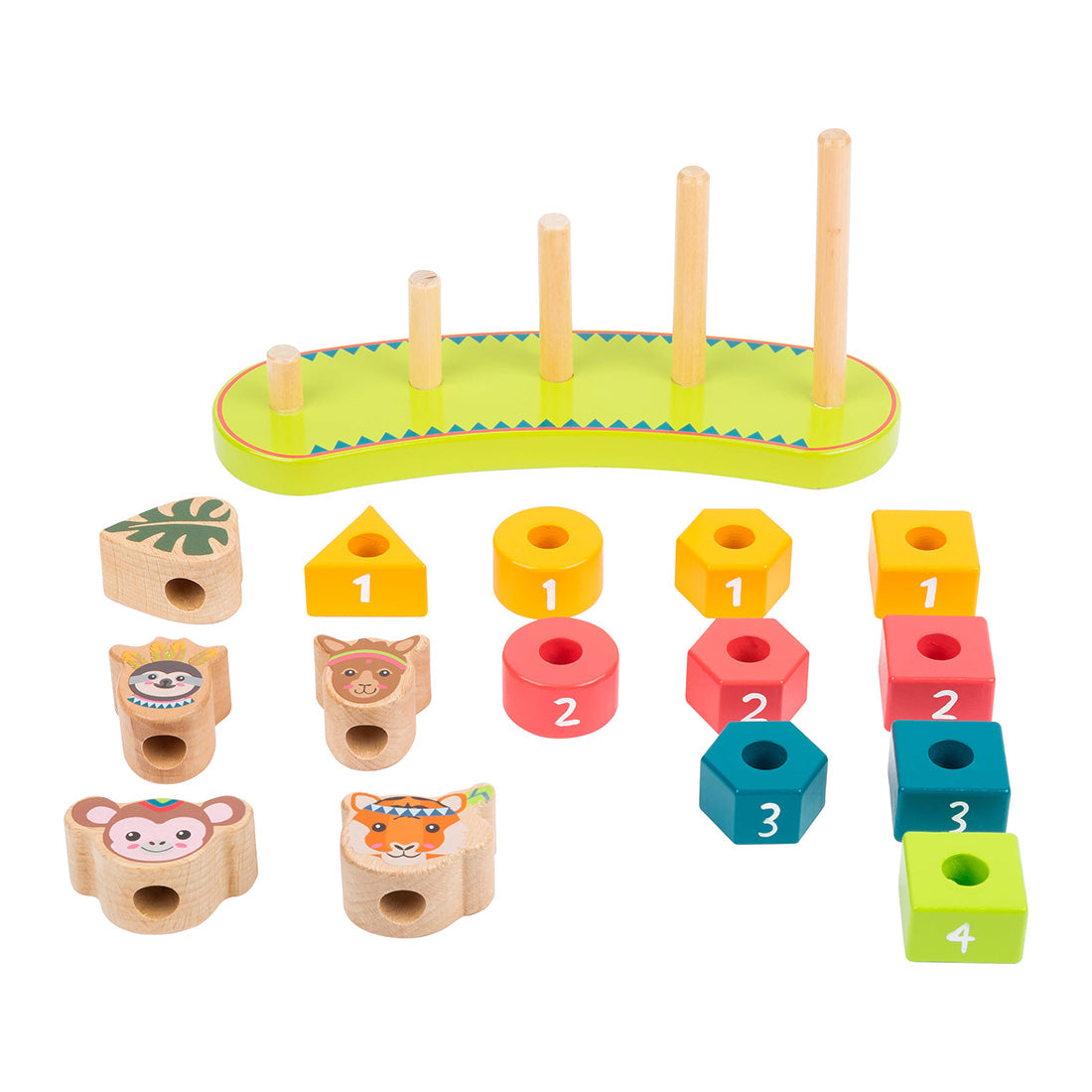 Steckspiel mit Zahlen "Jungle"