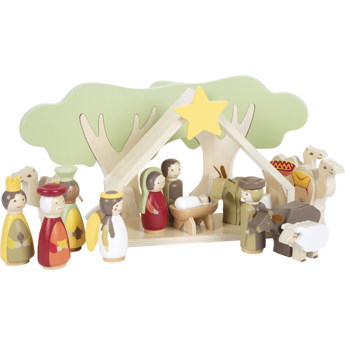 Weihnachtskrippe für Kinder