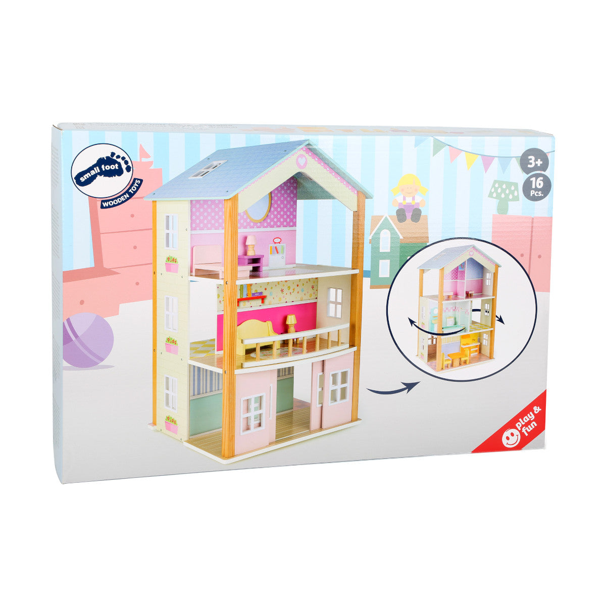 Puppenhaus Palast mit 3 Etagen