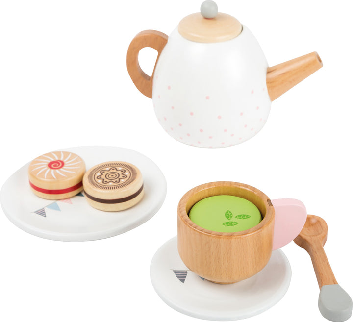 Teeservice Holz und Zubehör