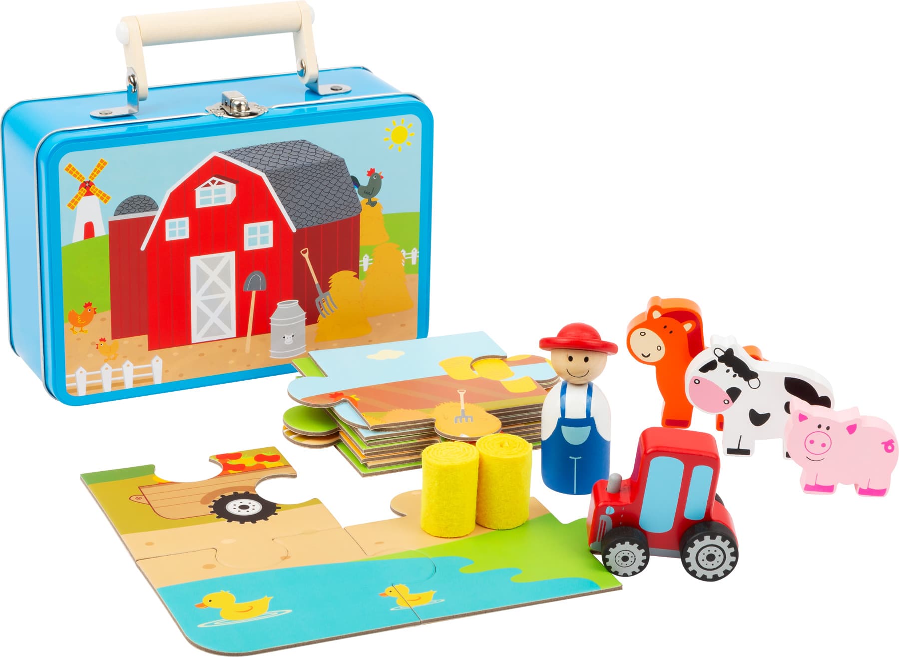 Spielset Bauernhof im Koffer