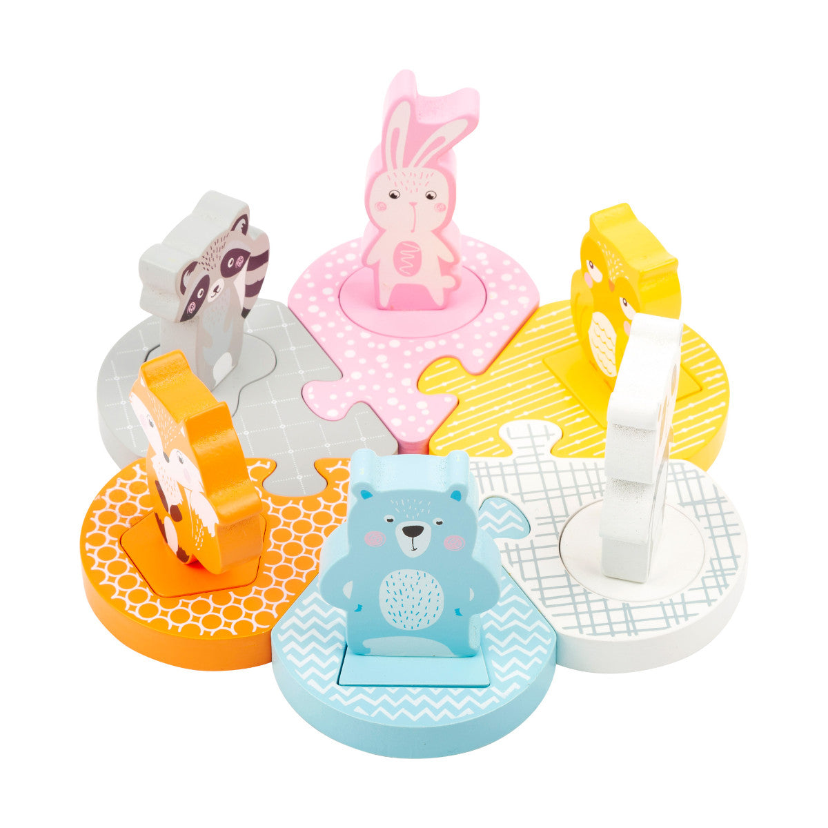 Steckpuzzle "Pastell"