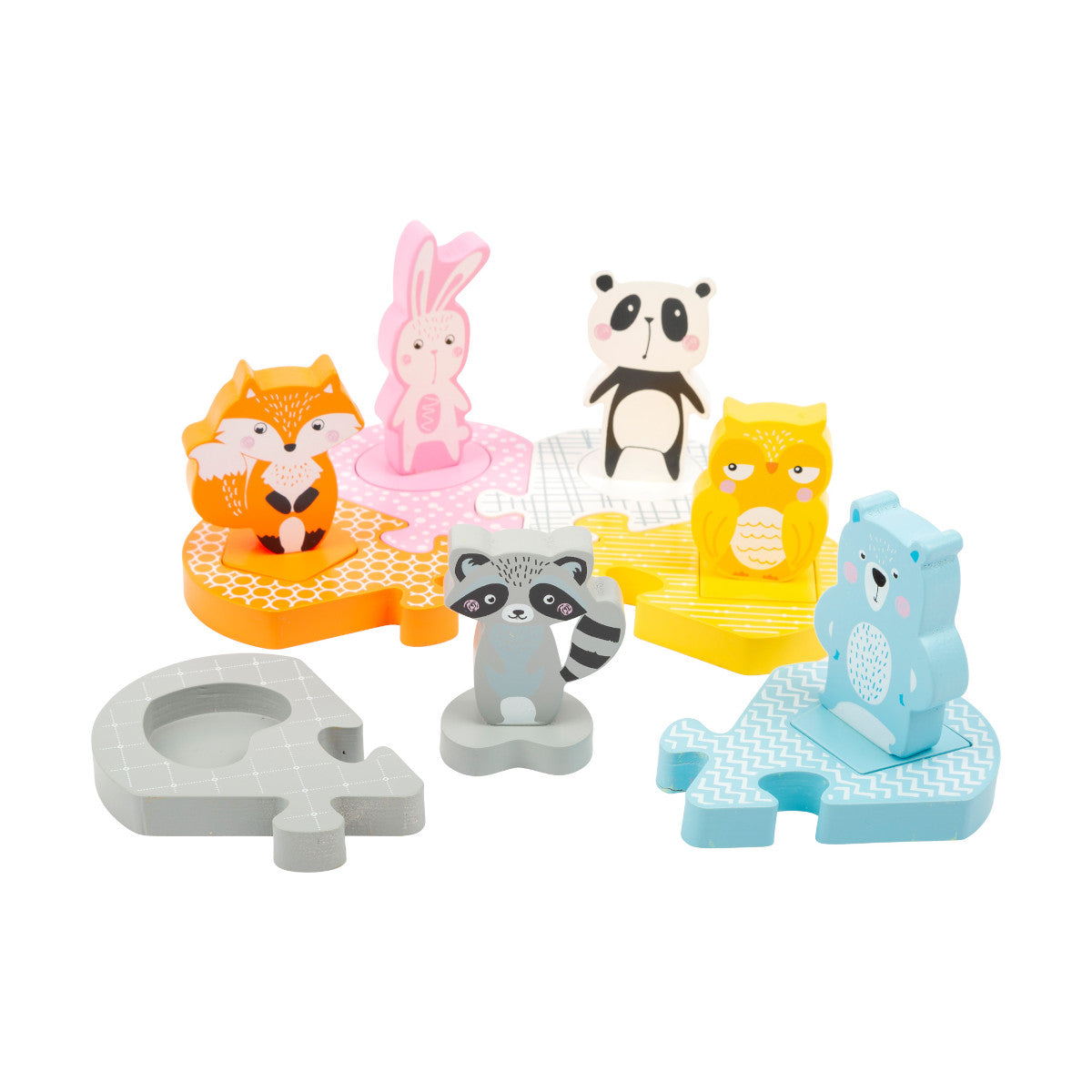 Steckpuzzle "Pastell"