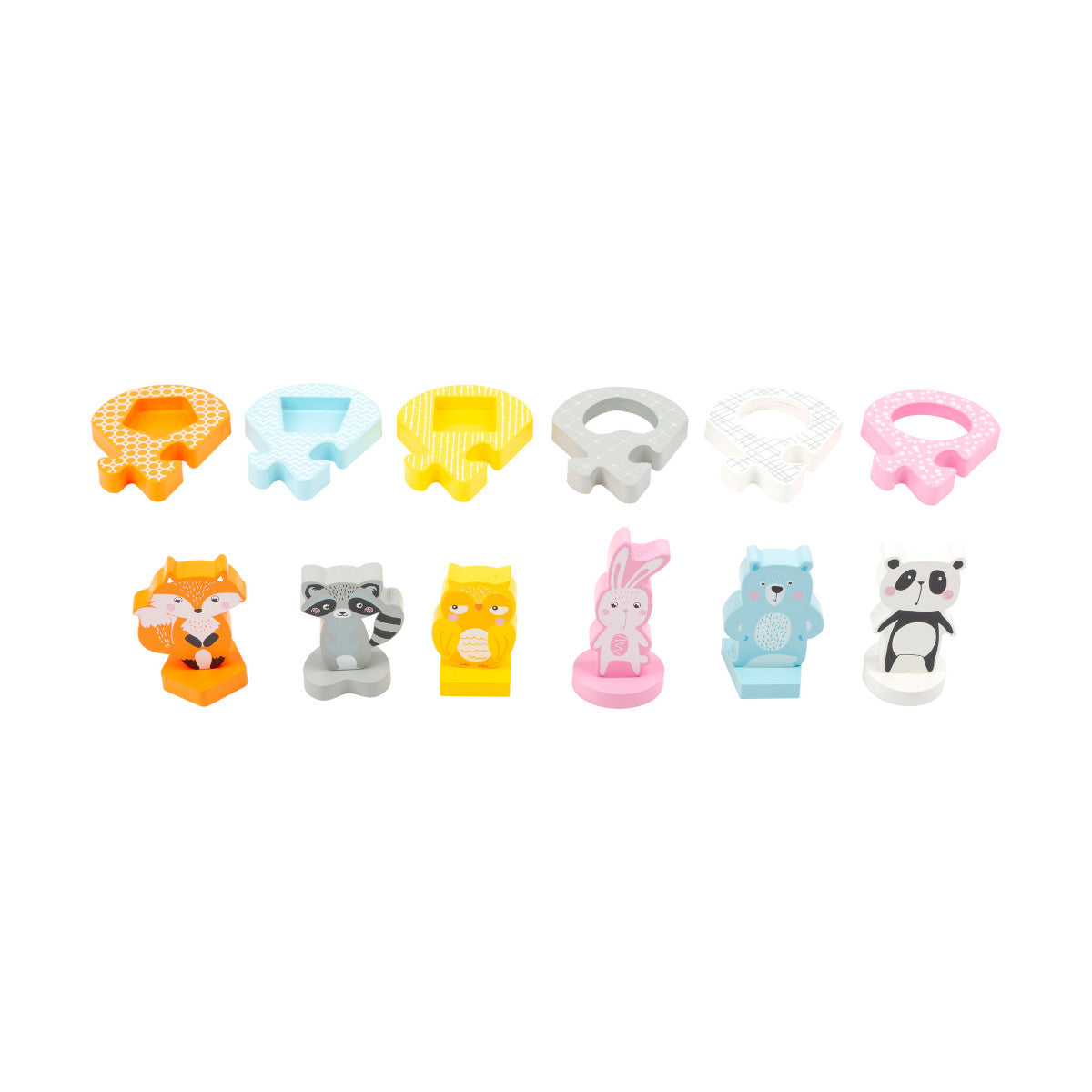 Steckpuzzle "Pastell"