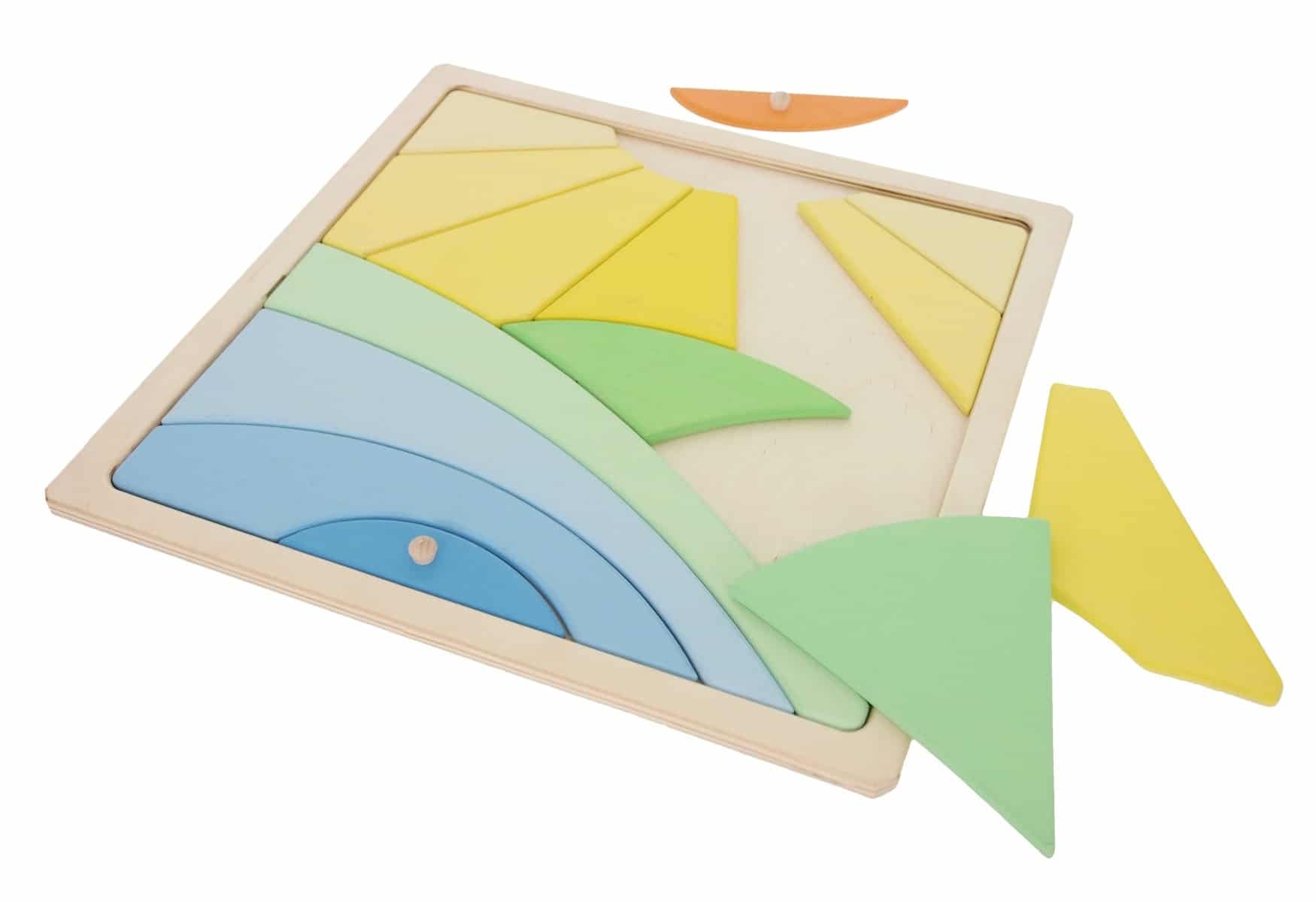 Holzpuzzle und Legespiel "Sunny"