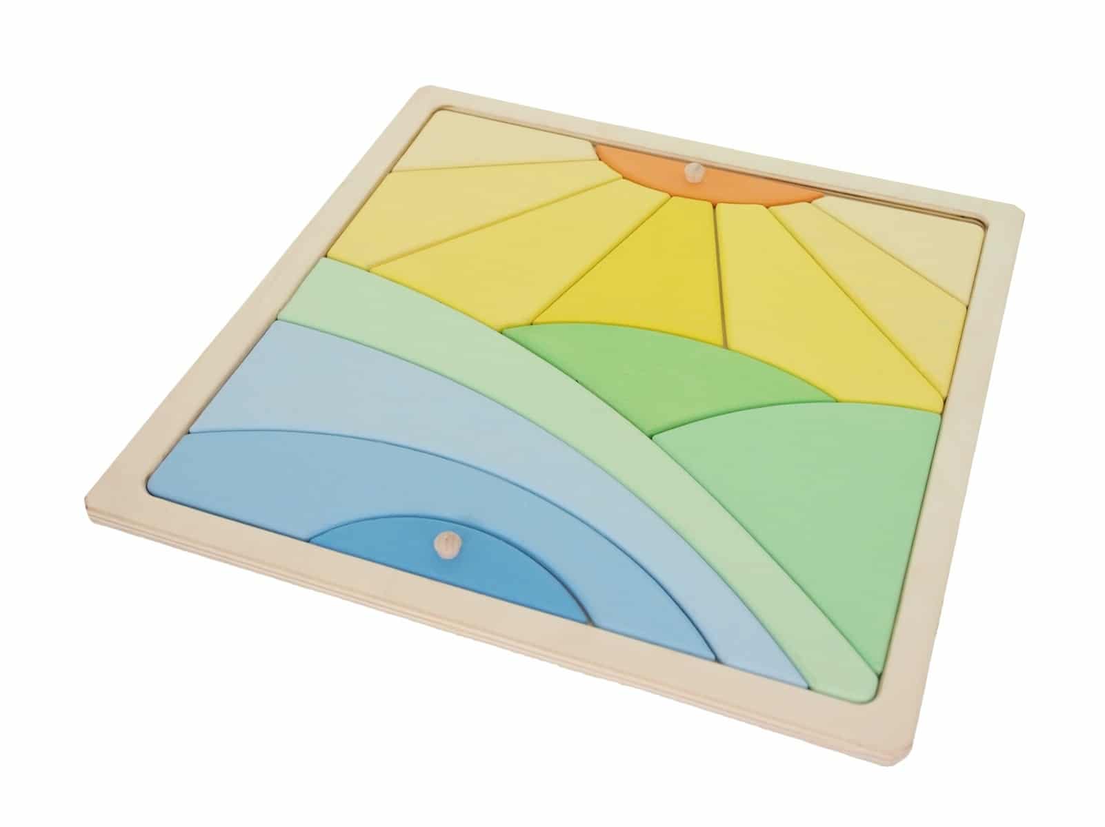Holzpuzzle und Legespiel "Sunny"
