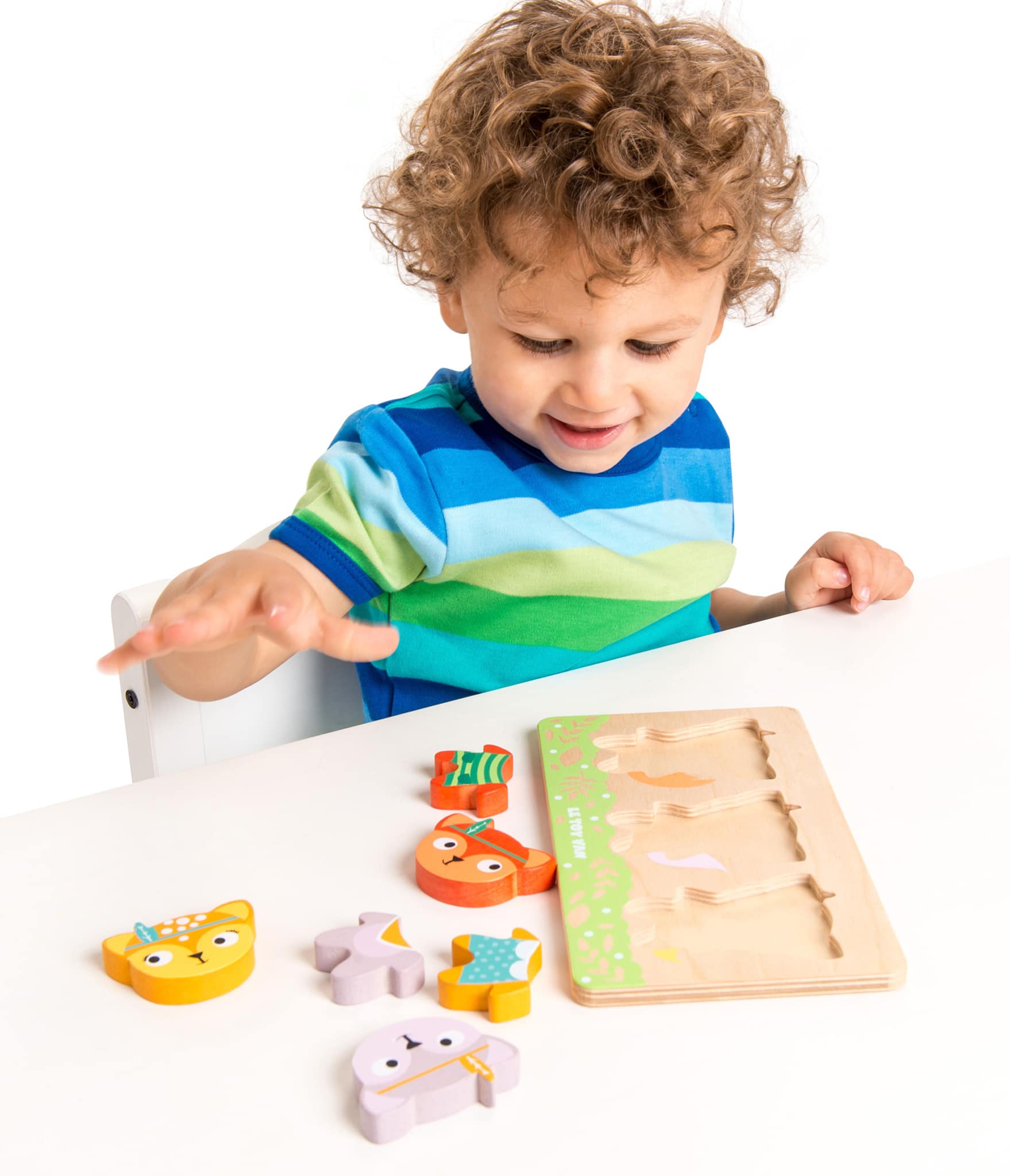 Holzpuzzle "Tierbabys"