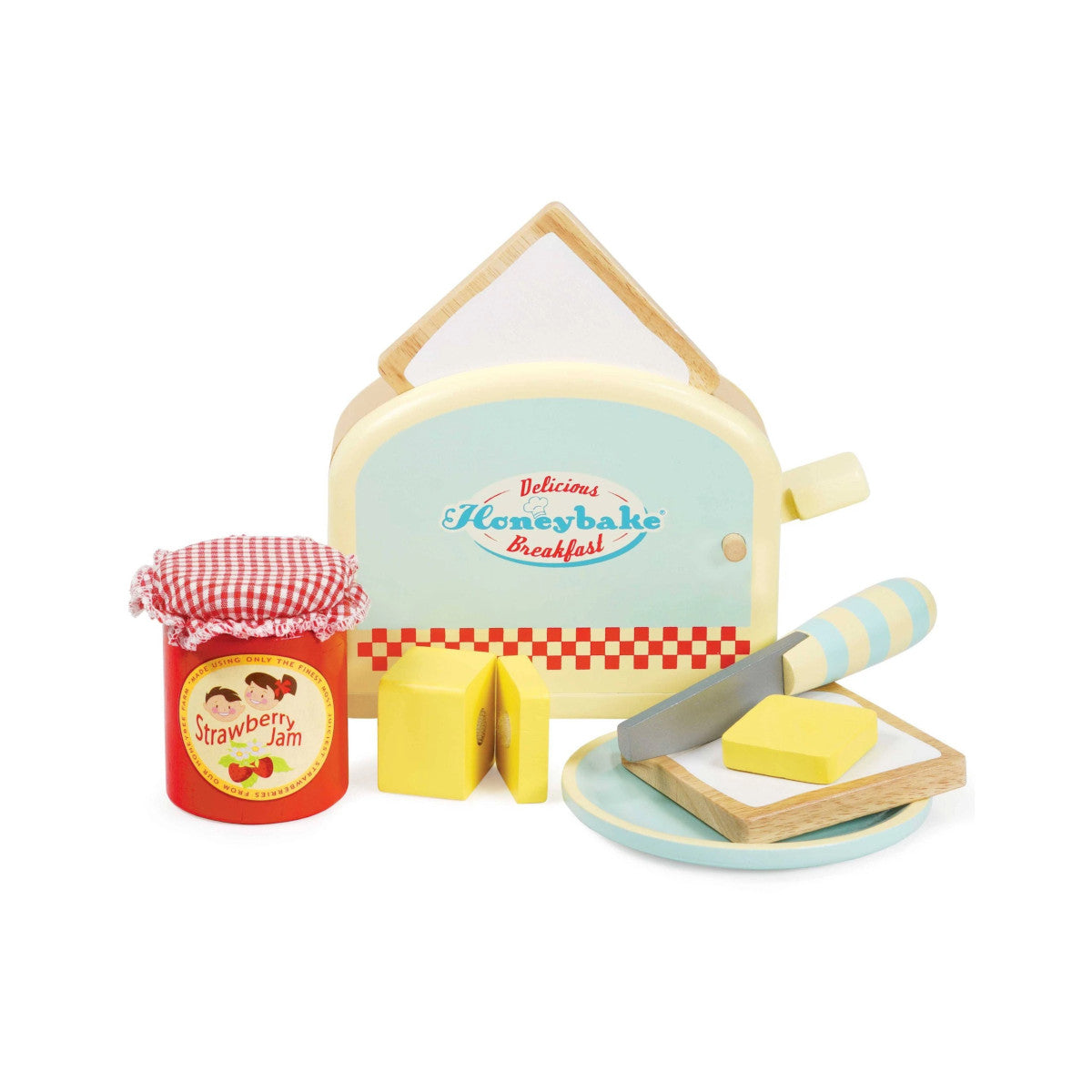 Toaster mit Frühstückszubehör