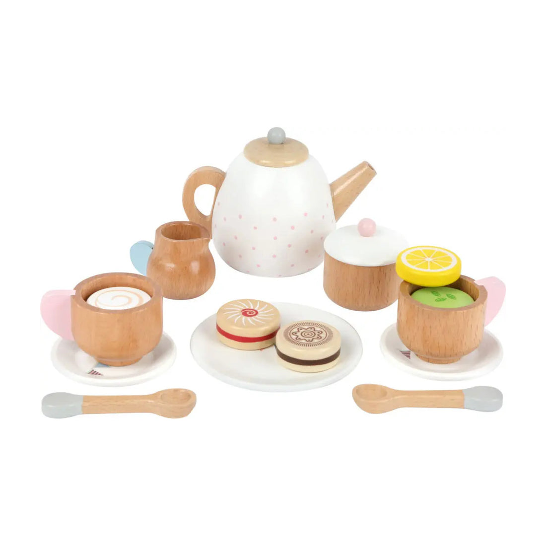 Teeservice Holz und Zubehör