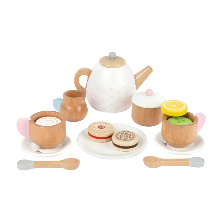 Teeservice Holz und Zubehör